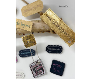 Stickserie - 95 Handmade Tags Labels